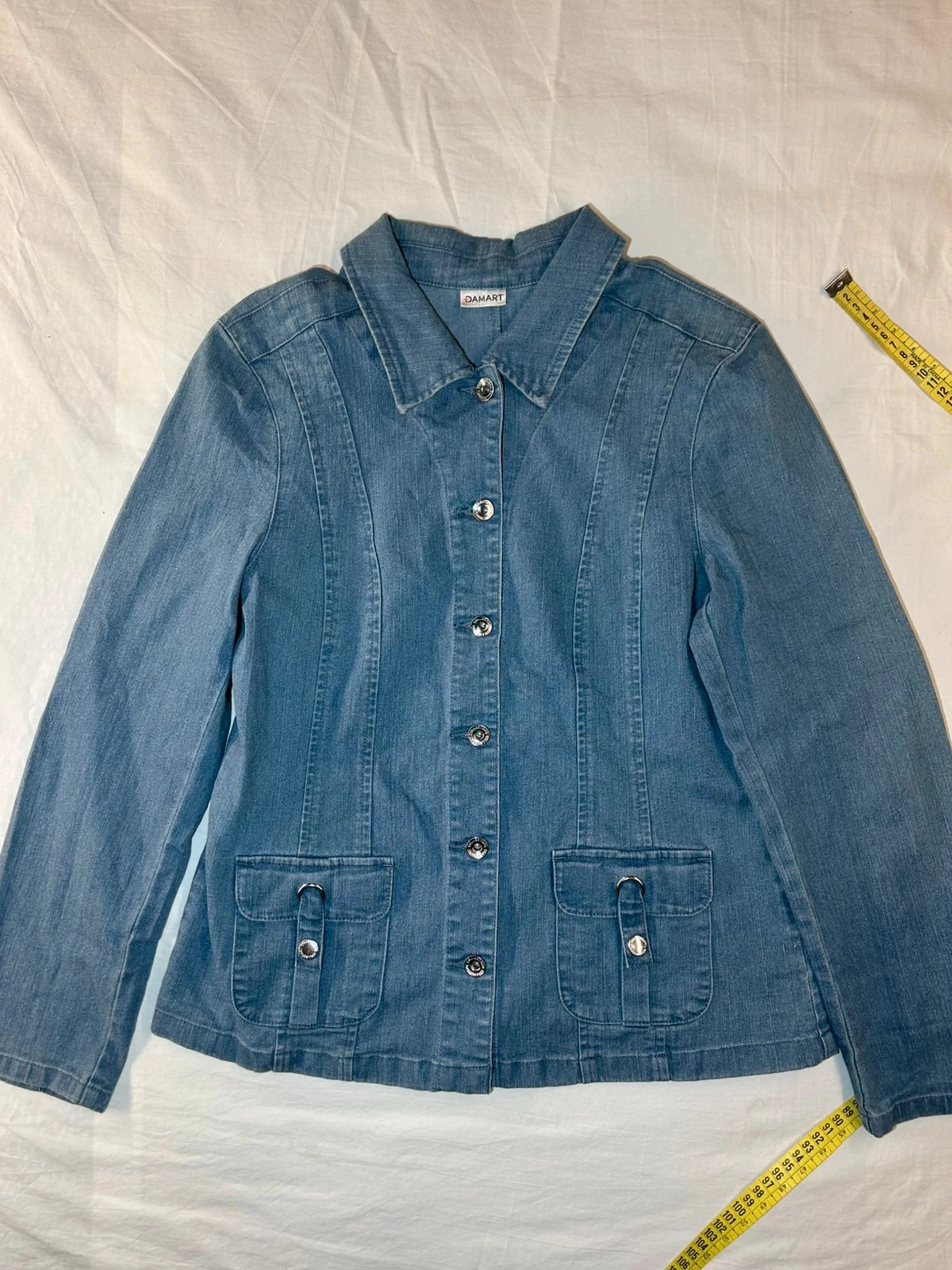 Chemise en jean bleu damart